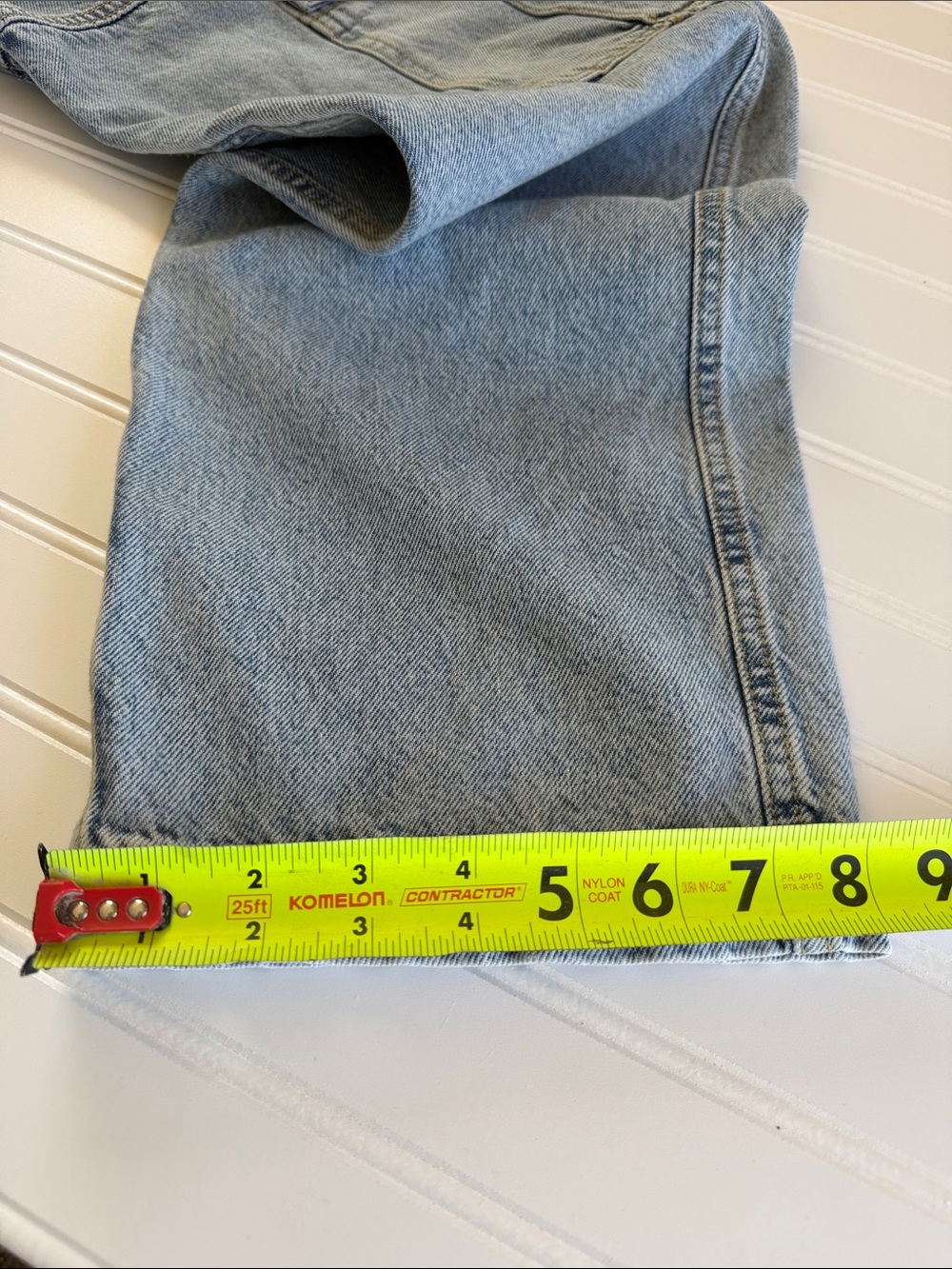 Aeropostale Light Blue Denim Cargo Pants - Men's S Baggy Cargo Y2K Retro Style - Picture 11 of 12